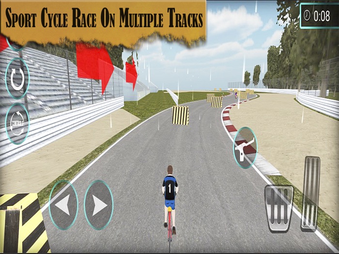 Fast track bicycle riderThe Jungle race Challenge