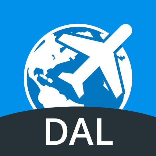 Dallas Travel Guide with Offline Street Map icon