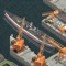 Battleships enter the city's harbor