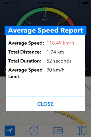 Average Speedometer screenshot 2