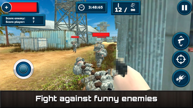 Mini Army Military Forces Shooter(圖2)-速報App