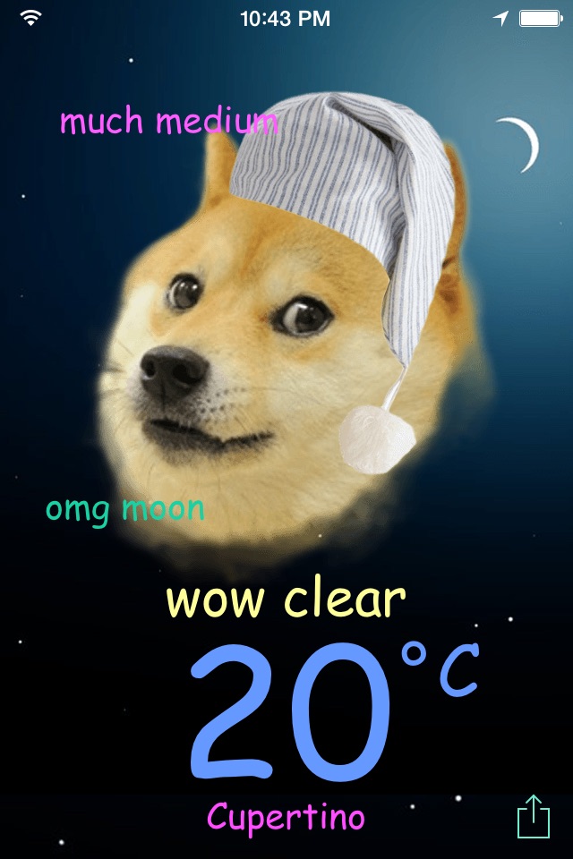 Doge Weather screenshot 2