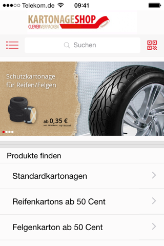Kartonage-shop.de screenshot 2