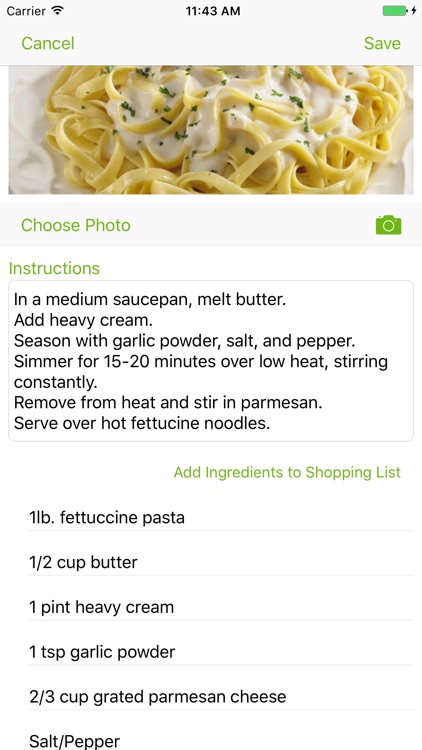 Family Recipes - Photos