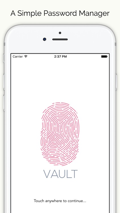 Vault - Premium Password Manager for your phone