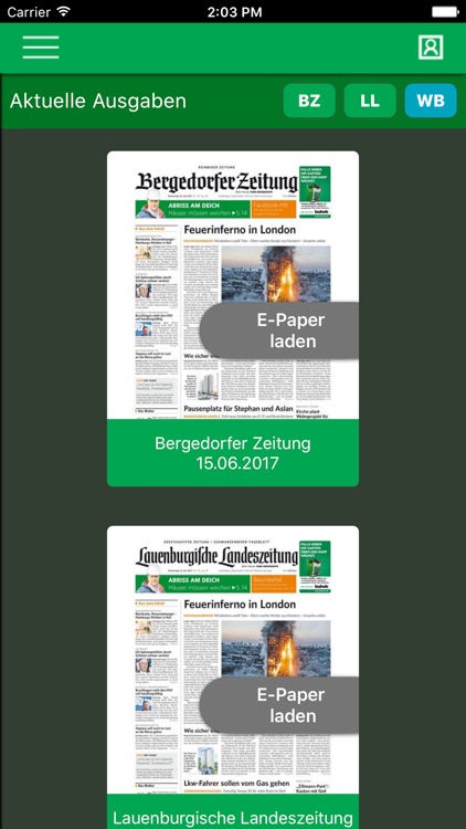 Bergedorfer Zeitung E-Paper