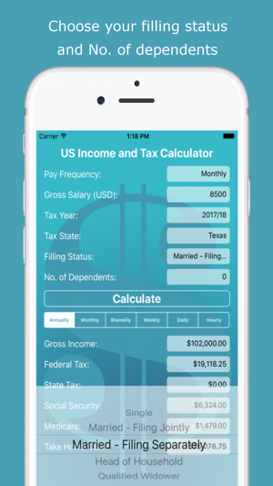 USA Income Tax Calculator(圖5)-速報App