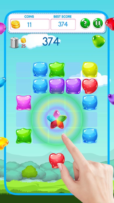 How to cancel & delete Jelly Color Merged Cube Merging Block Puzzle from iphone & ipad 3