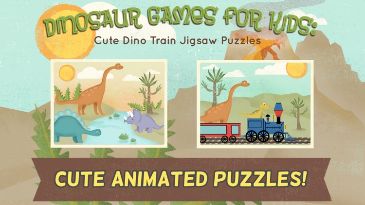 Dinosaur Games for Kids: Puzzles