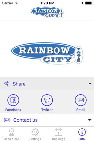 uBook by Rainbow City Taxis screenshot 4