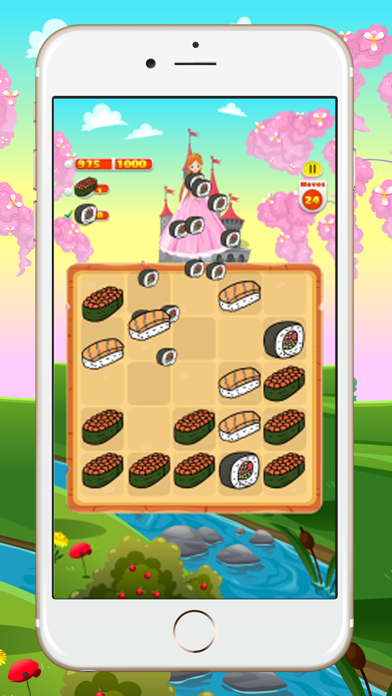 How to cancel & delete Princess Sushi - Girls Feed Foods Match from iphone & ipad 4