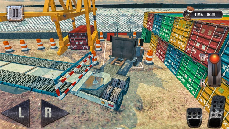 Port Truck Parking Simulator