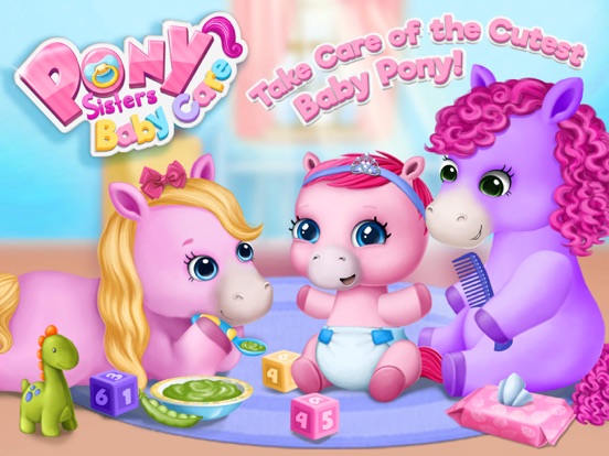 Pony Sisters Baby Horse Care - Babysitter Daycare на iPad