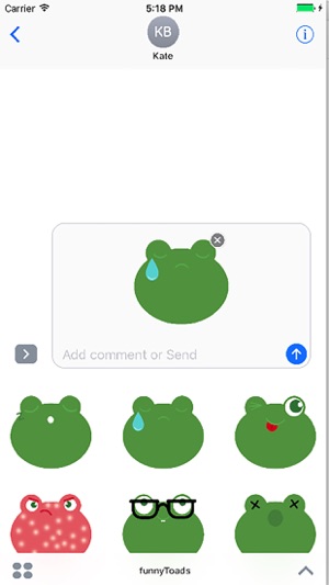 Funny toads - Cute stickers and emoji(圖3)-速報App