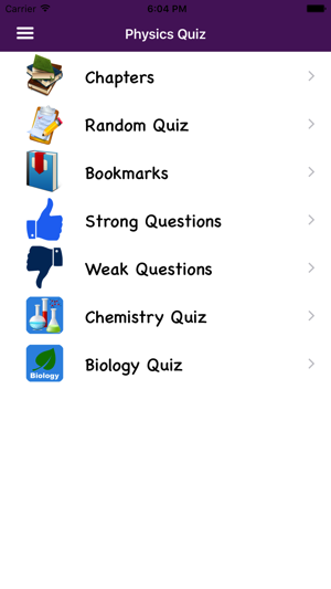 Physics Quiz Chapter Wise