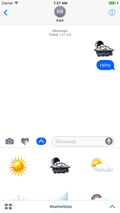 WeatherMojis - The Weather Stickers