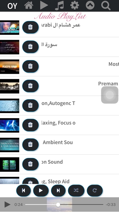 OY - Audio Player for Youtube screenshot 2