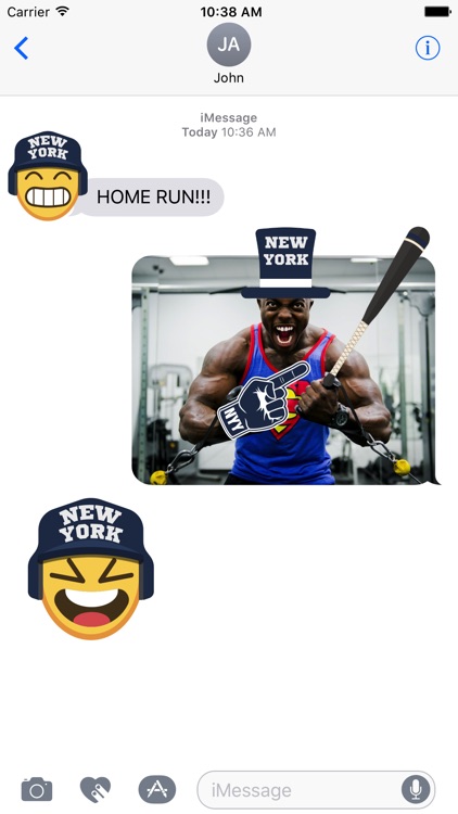 New York Y Baseball Stickers & Emojis
