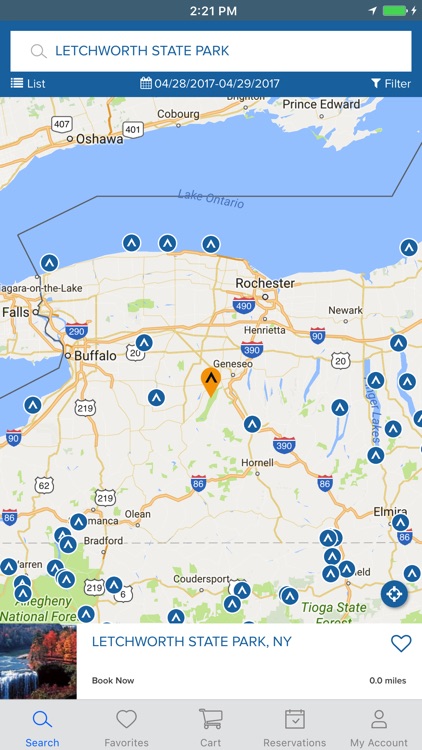 ReserveAmerica Camping - Find available campsites screenshot-0
