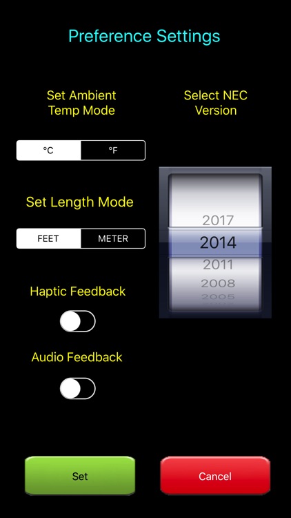 Electrical Calc Elite NEC Code Calculator