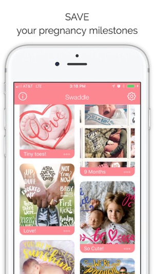 Swaddle - Baby Pics Pregnancy Stickers Moments App(圖4)-速報App