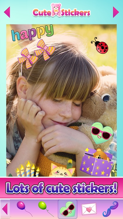 Cute Selfie Stickers for Photos & Picture Editor