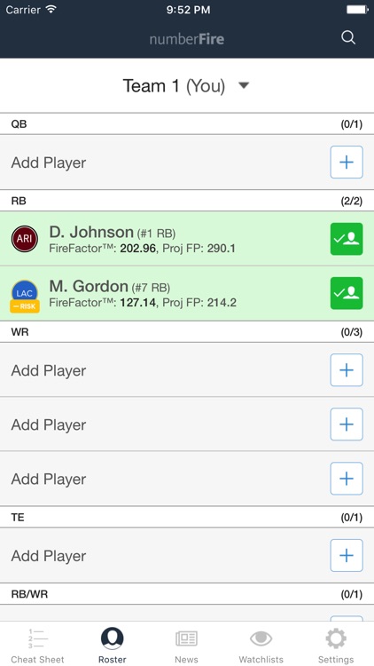 numberFire Fantasy Football Draft Kit 2017