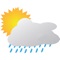 The app locate user current location, load the current weather report and show in graphical way