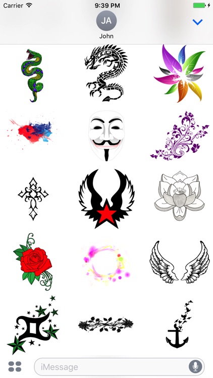 Artistic Stickers for iMessage