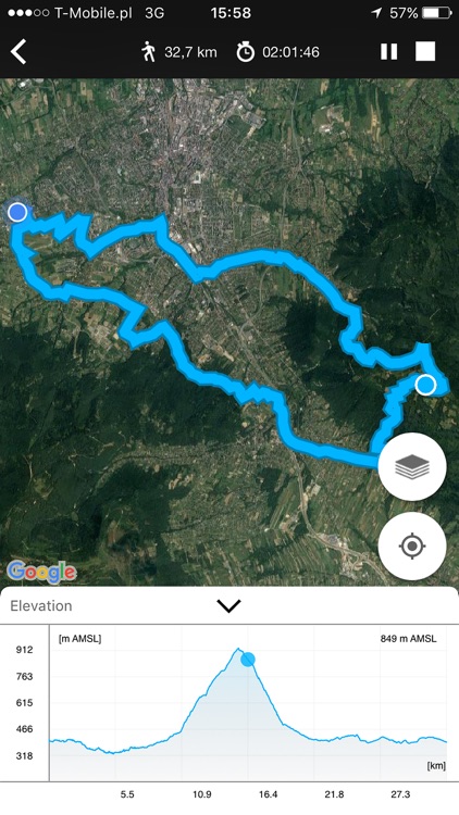 GPS Altimeter - Altitude & Map Elevation, compass screenshot-3