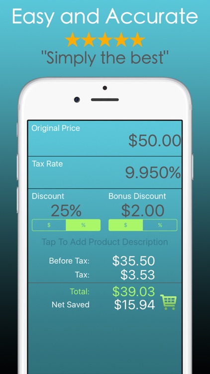 Discount Calculator PRO - Sale Price Check Percent