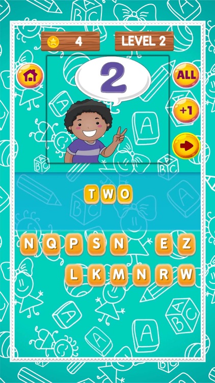 Pics Quiz Word Numbers - English Spell 1-100