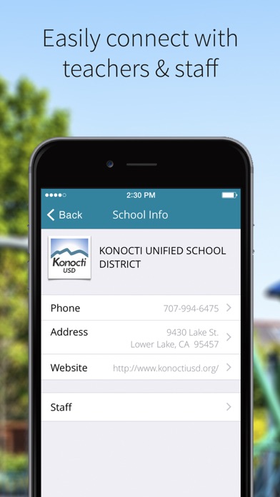 Konocti Unified School District screenshot 2