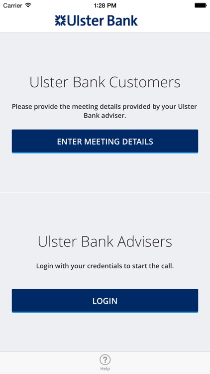 Ulster Bank Video Chat