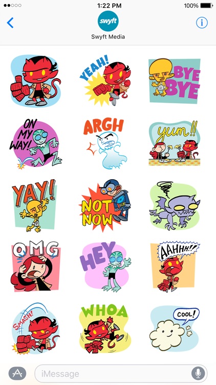 Itty Bitty Hellboy: Cute Stickers and Emoji