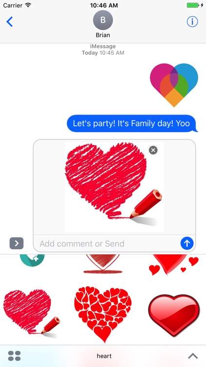 Sweetie Heart Love Stickers screenshot-3