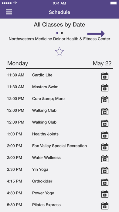 Delnor Health and Fitness screenshot 2