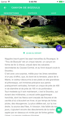 Game screenshot Espace Nature Aveyron apk