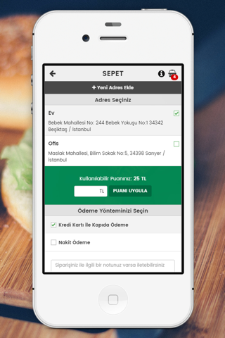RestApp Burger - Örnek Restoran Uygulaması screenshot 4