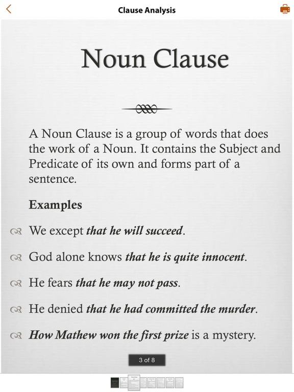 Grammar Express: Clause Analysis Lite screenshot 3