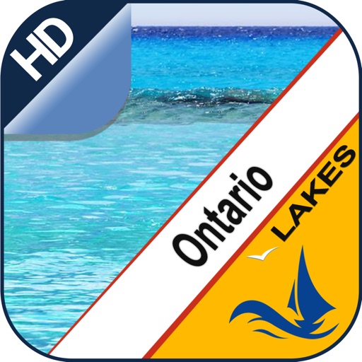 Ontario Lake GPS offline nautical fishing charts icon