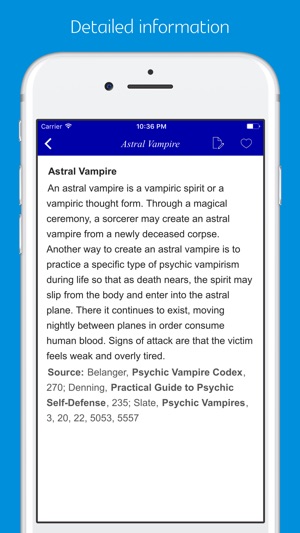 Vampire Mythology Dictionary(圖2)-速報App