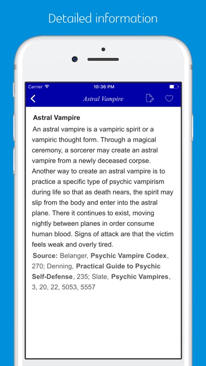 Vampire Mythology Dictionary