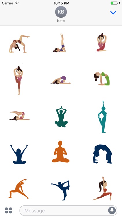 Yoga Art Stickers