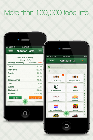 Restaurant Calorie Tracker - Diet & Weight Control - náhled