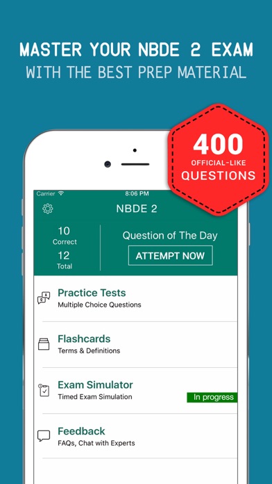 How to cancel & delete Dental Board Test Prep - NBDE 2 Practice Exam Q&A from iphone & ipad 1