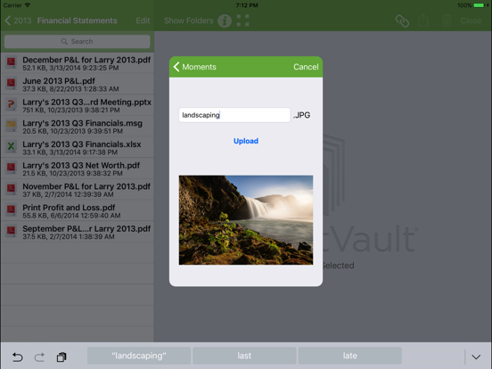 SmartVault for iPhone and iPad screenshot 4