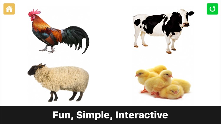 Preschool Games - Farm Animals by Photo Touch