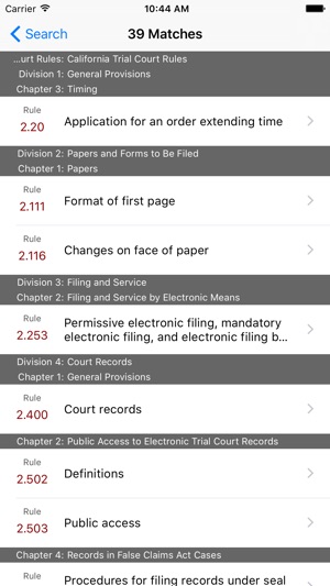 California Trial Court Rules (LawStack CA Series)(圖5)-速報App