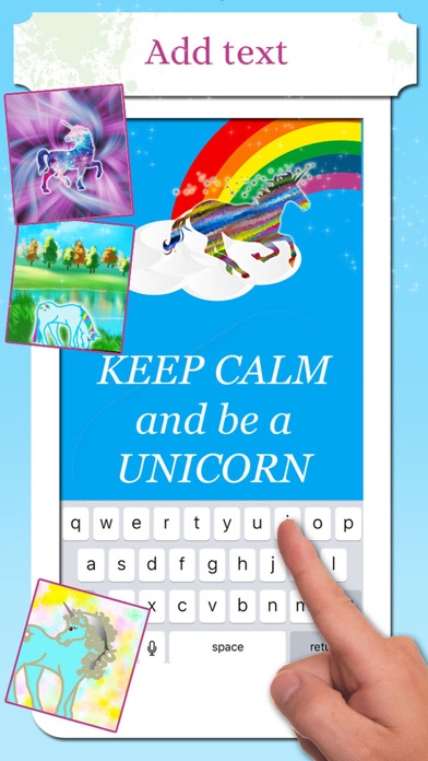 Unicorn Wallpaper Maker – Add your own text! screenshot 2
